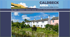 Desktop Screenshot of caldbeckvillage.co.uk