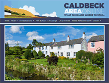 Tablet Screenshot of caldbeckvillage.co.uk